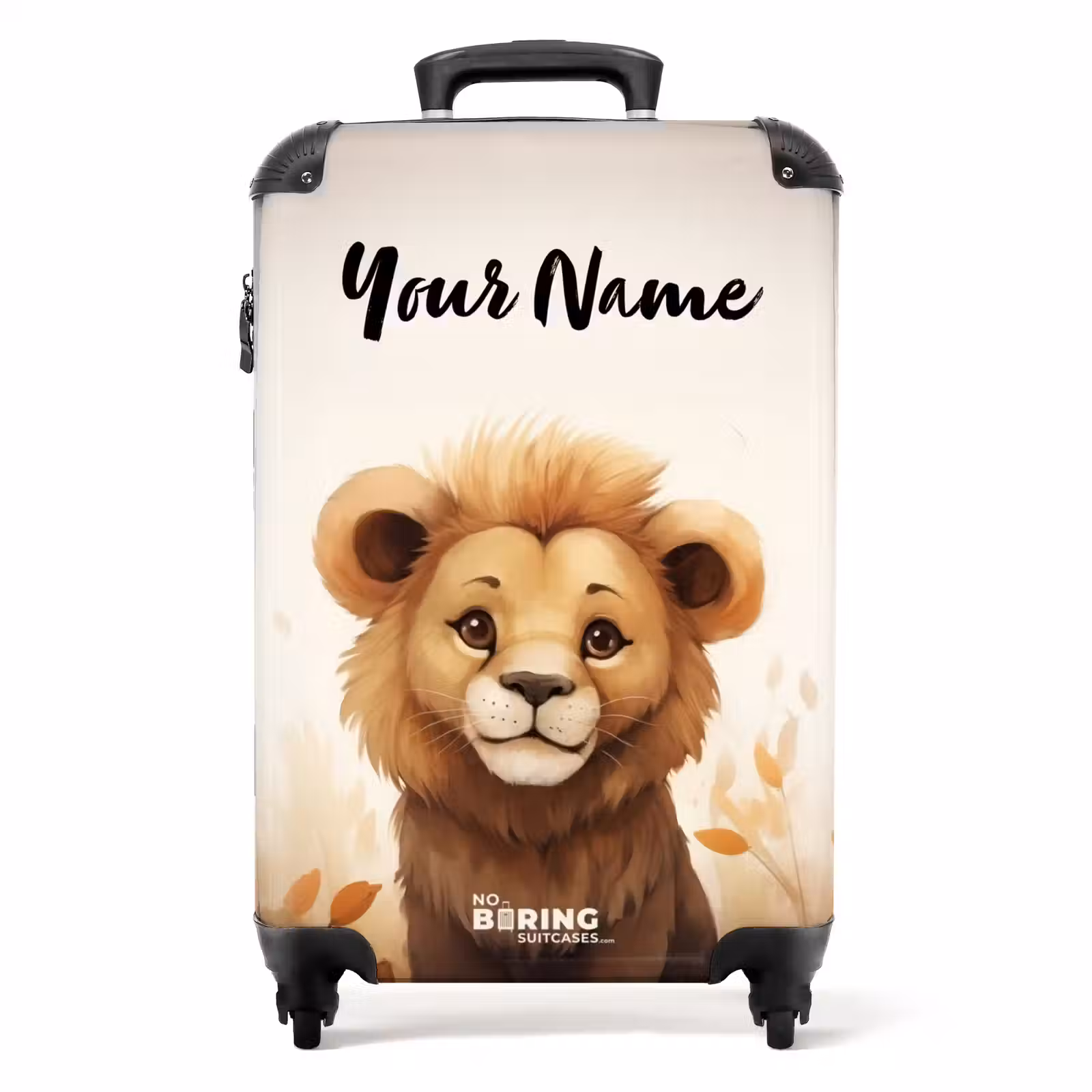 Suitcase with name - Ludo lion — 1