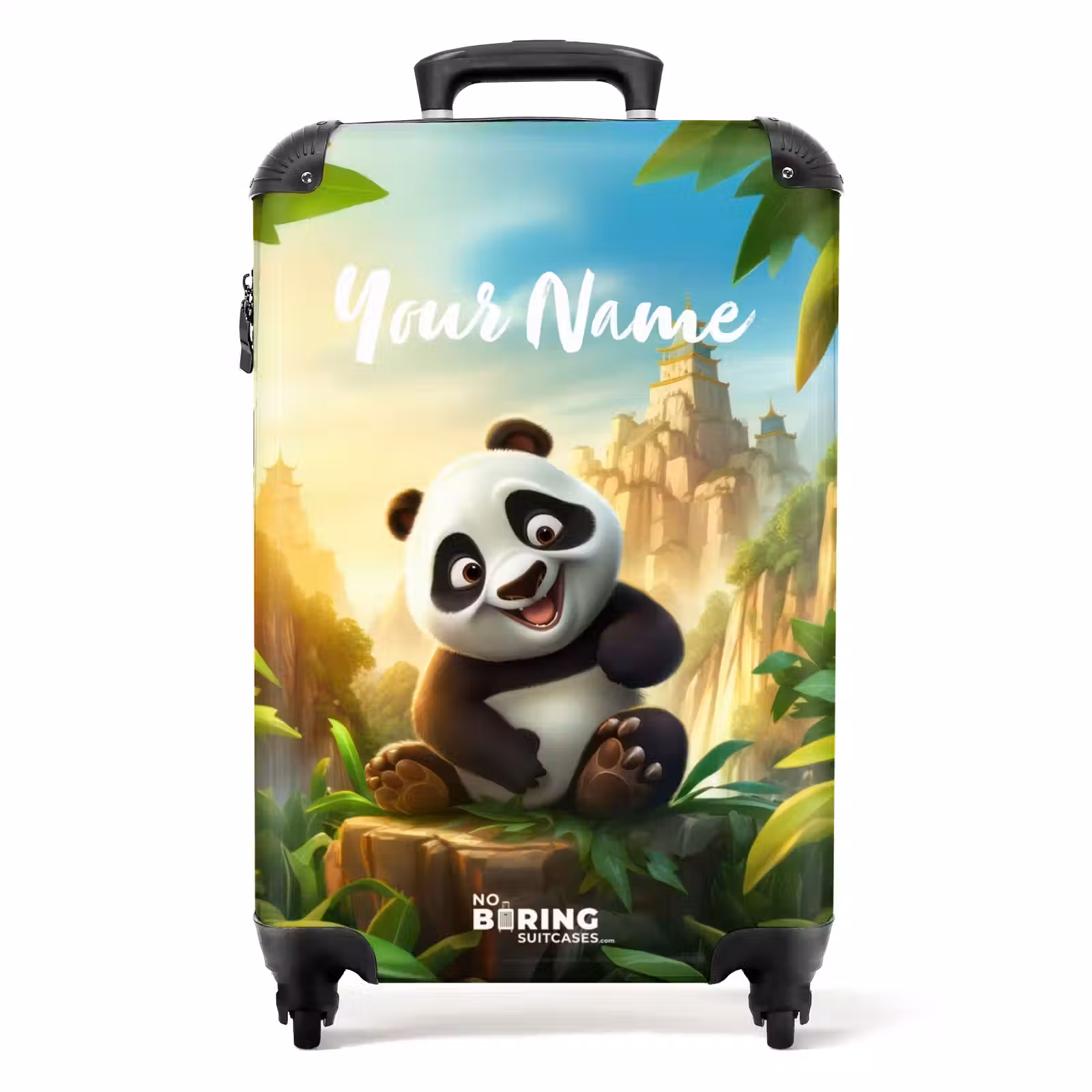 Suitcase with name - Peter Panda — 1