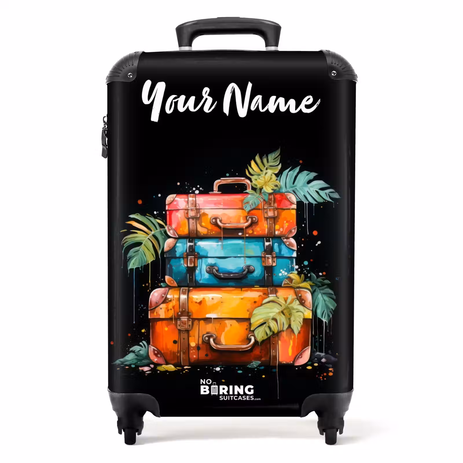 Suitcase with name - Stacking Suitcases as Street Art — 1