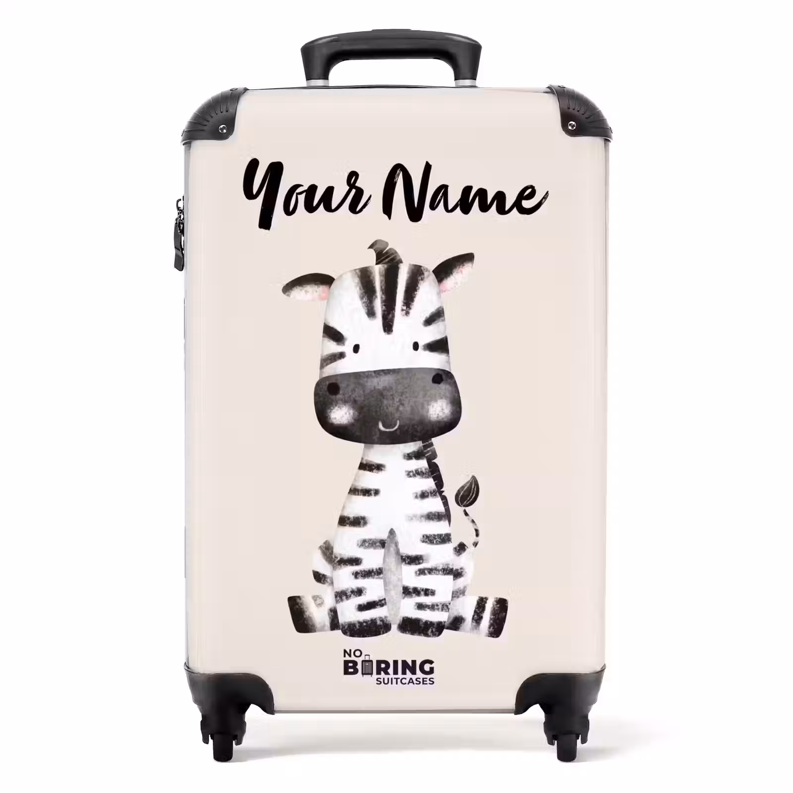 Suitcase with name - Zoë Zebra — 1