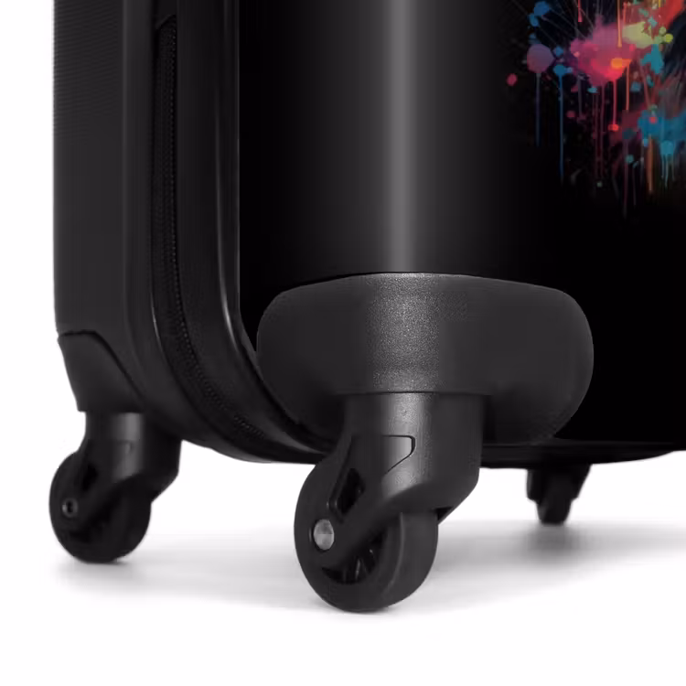 Suitcase with name - Deer with Antlers Between Graffiti Spray — 7