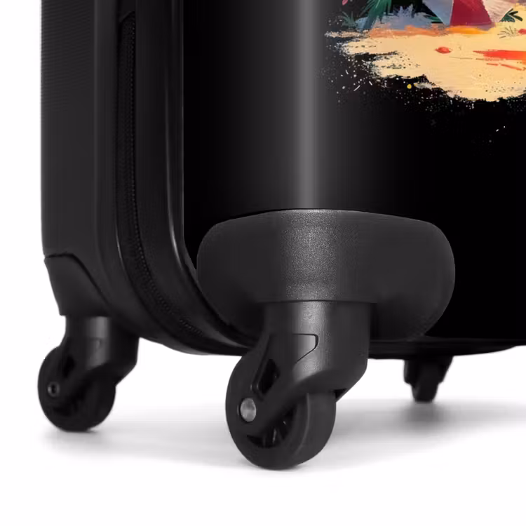 Suitcase with name - Exotic Mural — 7