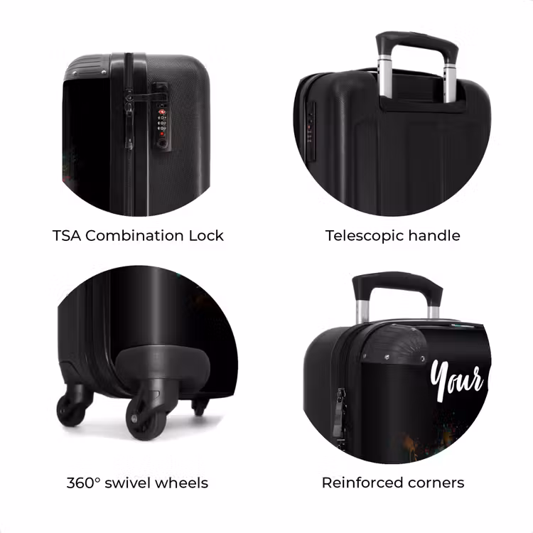 Suitcase with name - Game Controller Covered with Paint — 8