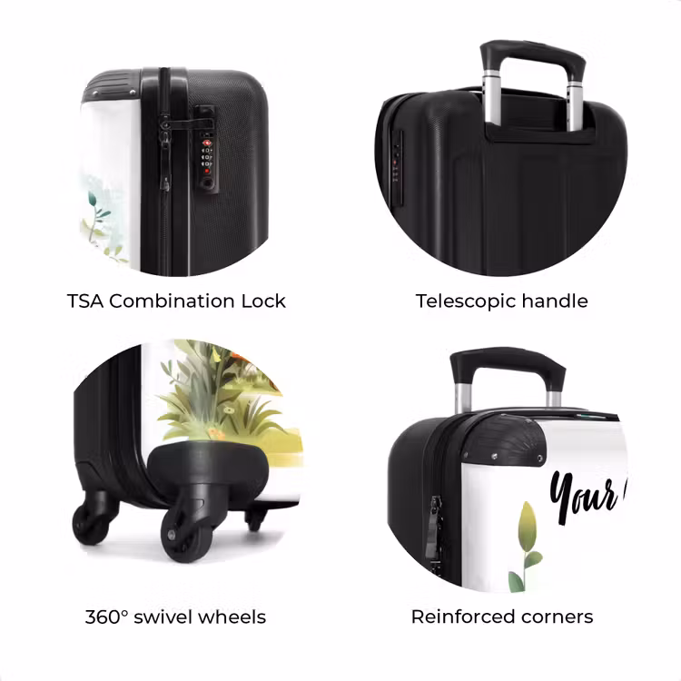 Suitcase with name - Guusje giraffe — 8