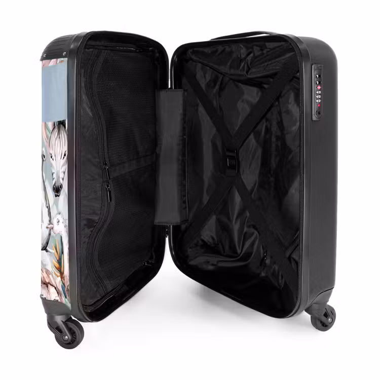 Suitcase with name - Jungle in Light Colors — 5