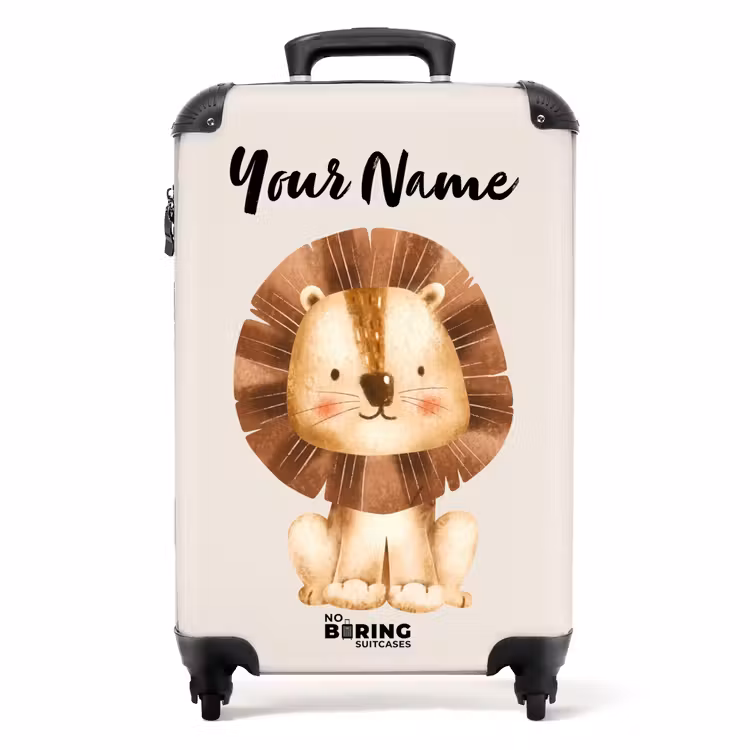Suitcase with name - Lamar Lion — 1