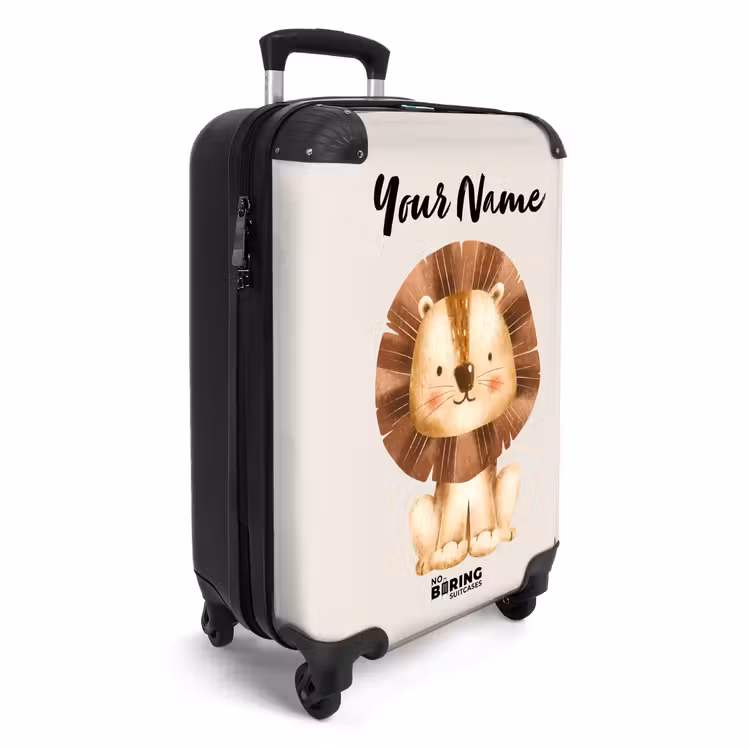 Suitcase with name - Lamar Lion — 2