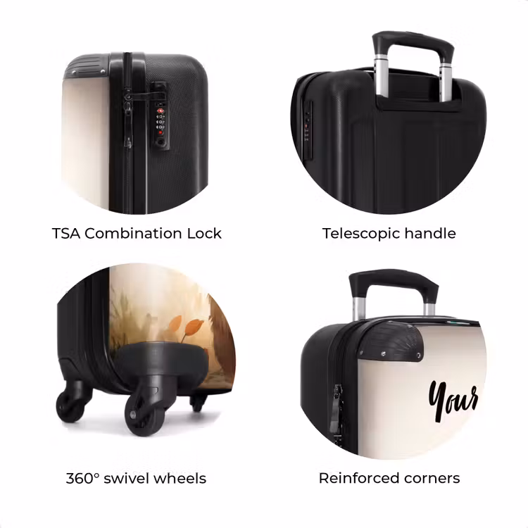 Suitcase with name - Ludo lion — 8