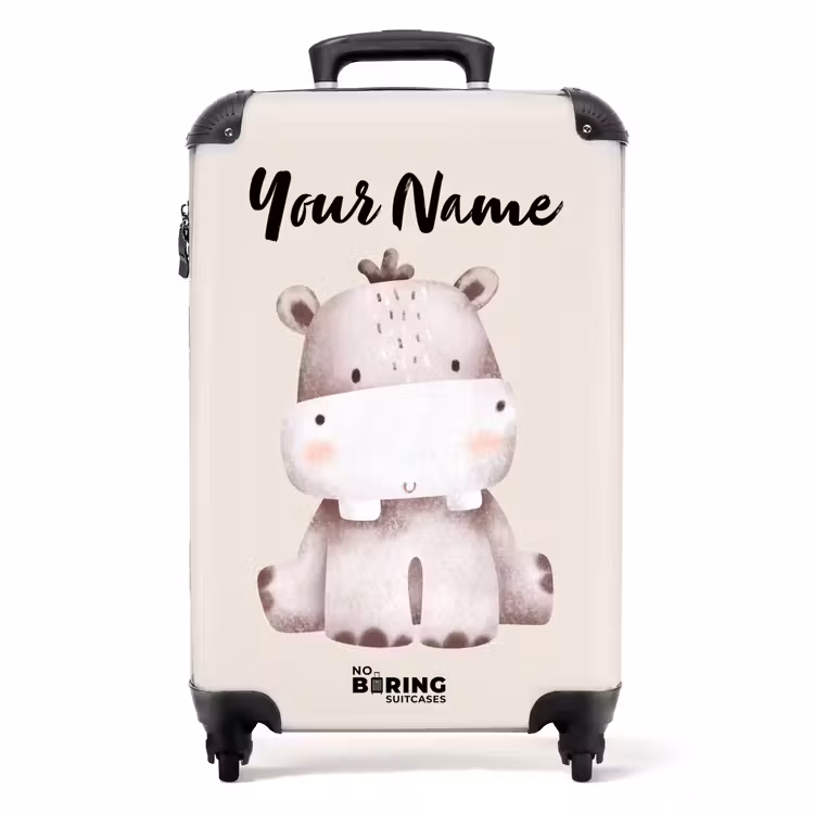 Suitcase with name - Nigel Hippo — 1
