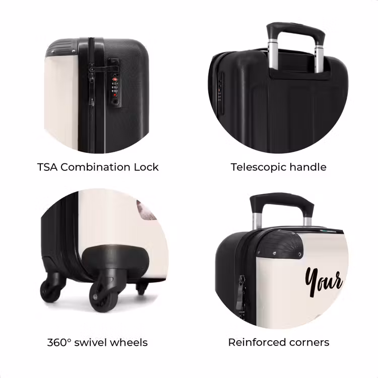 Suitcase with name - Nigel Hippo — 8