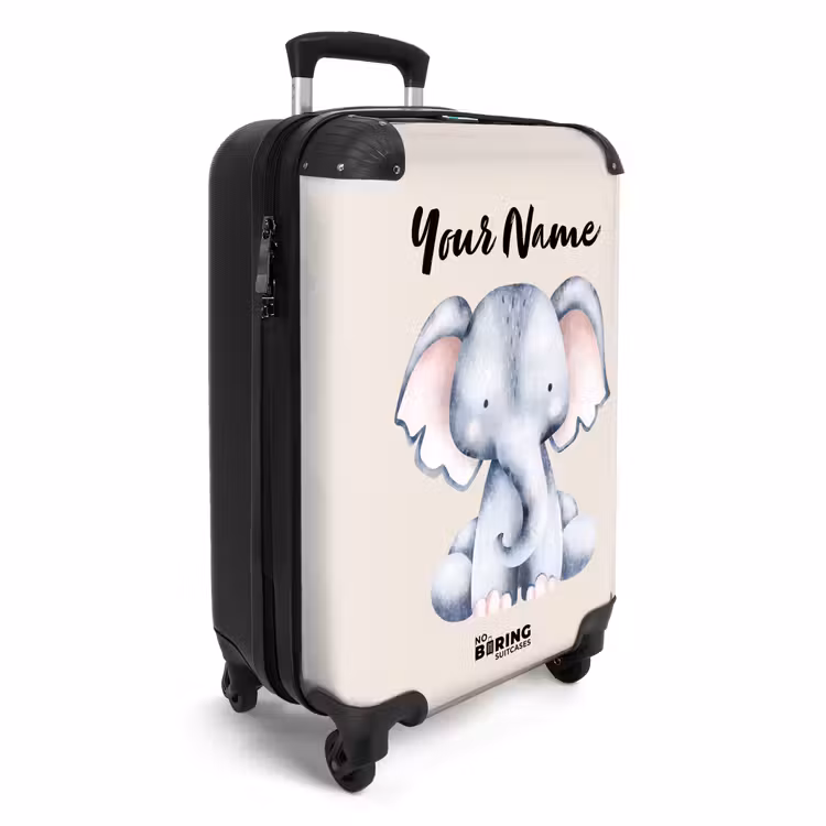 Suitcase with name - Oane Elephant — 2