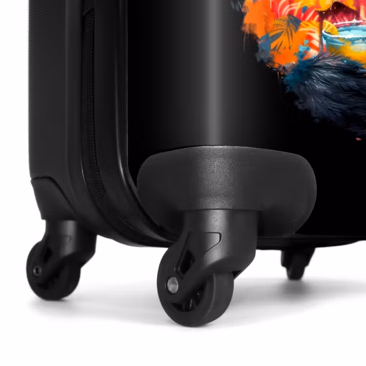 Suitcase with name - Panda as Tropical Street Art — 7