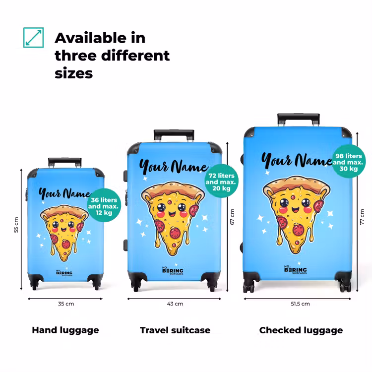 Suitcase with name - Pepino pizzarito — 3