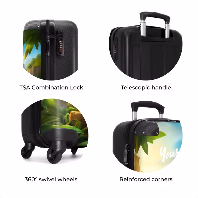 Suitcase with name - Peter Panda — 8