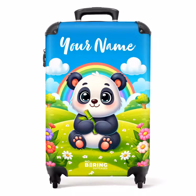 Suitcase with name - Pukkie Panda — 1
