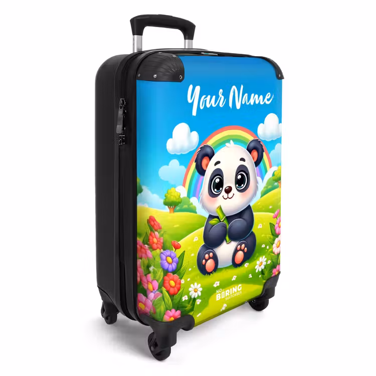 Suitcase with name - Pukkie Panda — 2