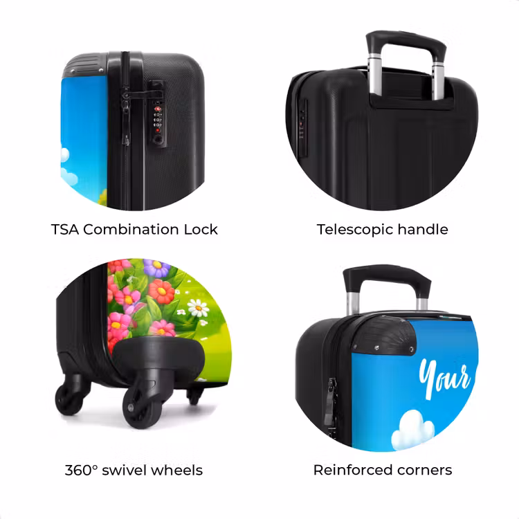 Suitcase with name - Pukkie Panda — 8