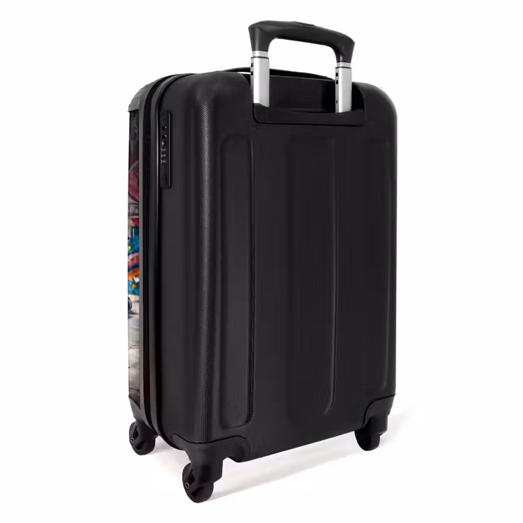 Suitcase with name - Skater turtle — 4