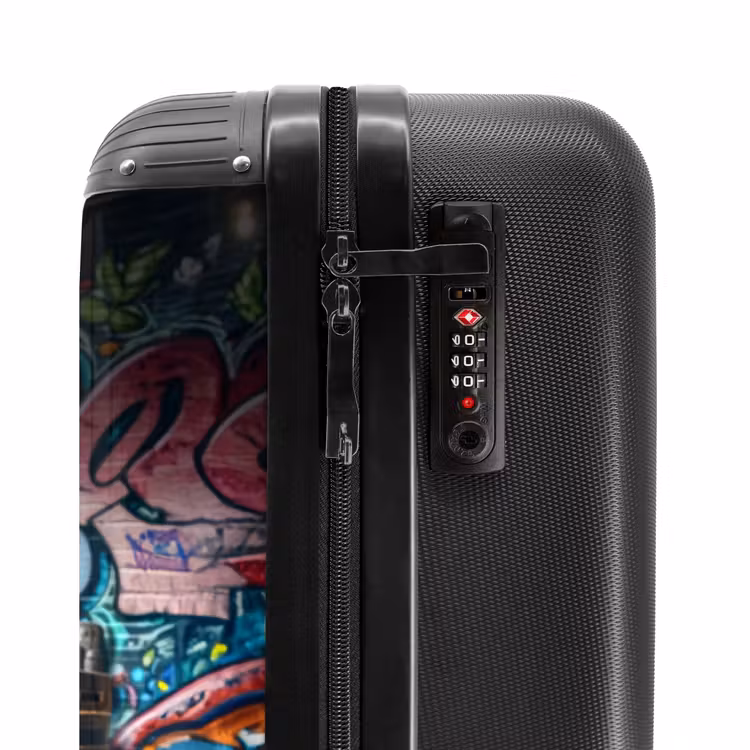 Suitcase with name - Skater turtle — 6