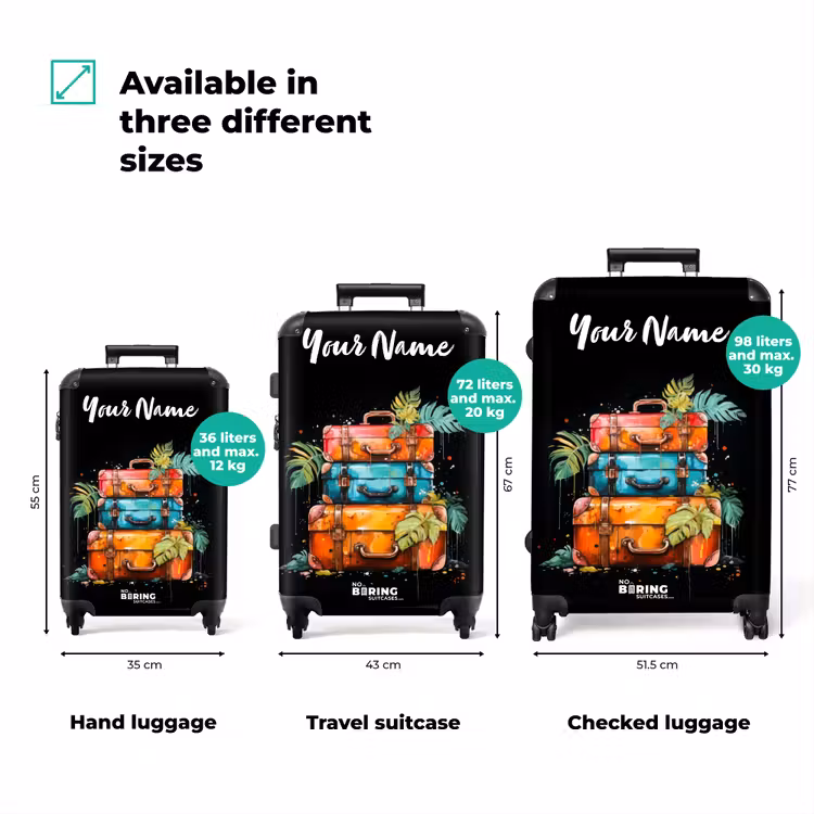 Suitcase with name - Stacking Suitcases as Street Art — 3
