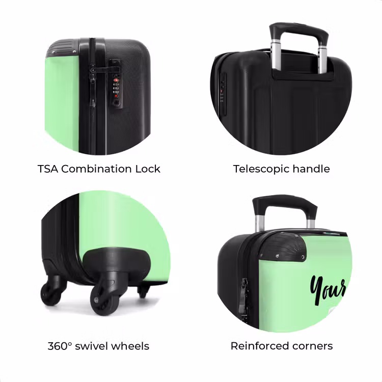 Suitcase with name - Cockatoo cone — 8