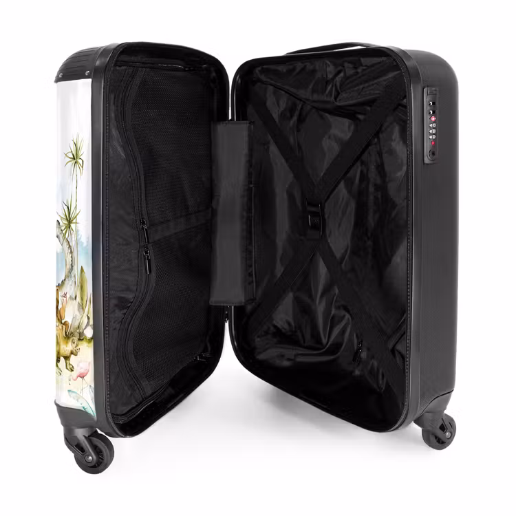 Suitcase with name - Dino safari — 5