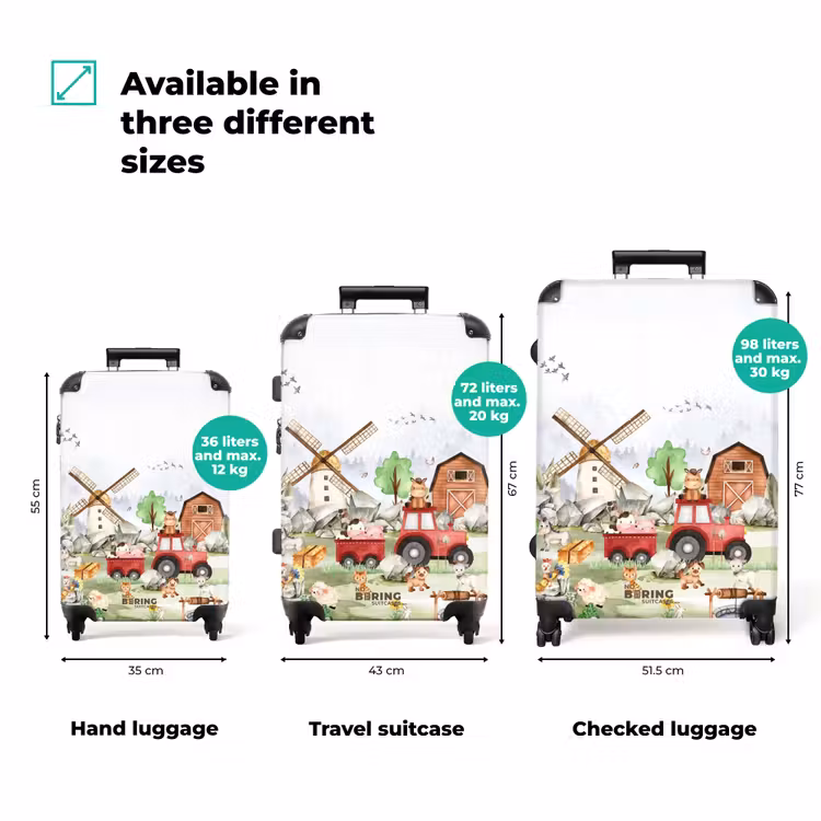 Suitcase with name - Farm experience — 3