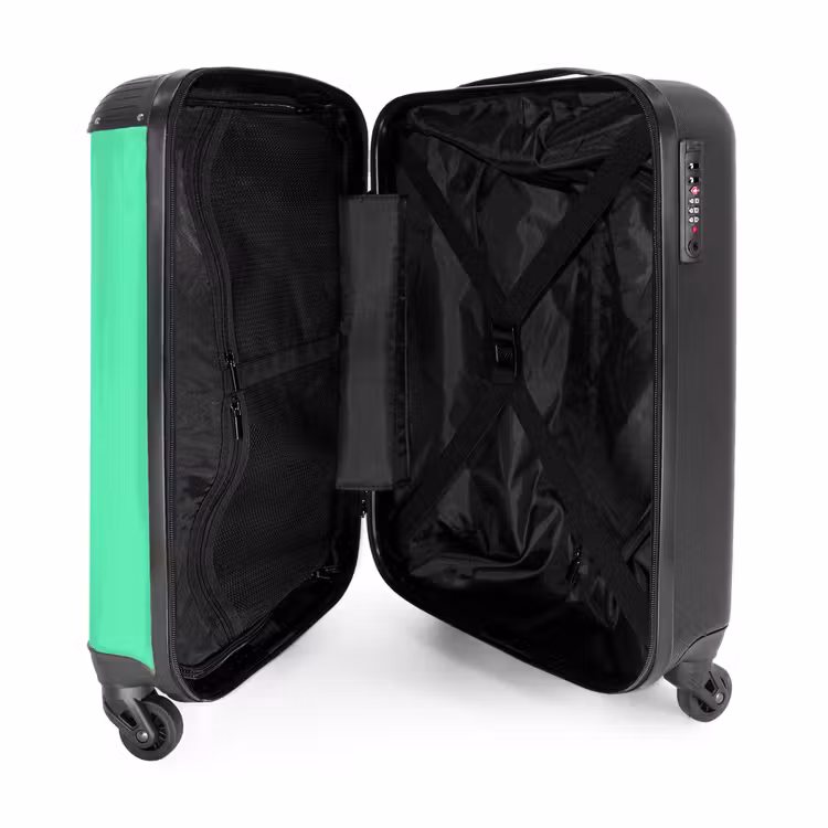 Suitcase with name - Flamingo cone — 5