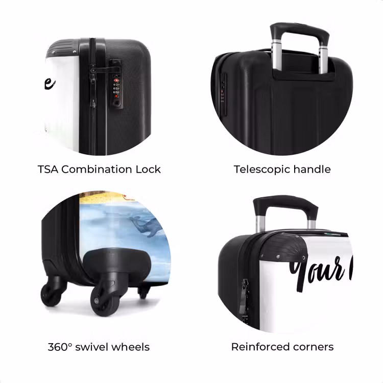 Suitcase with name - Island Fun — 8