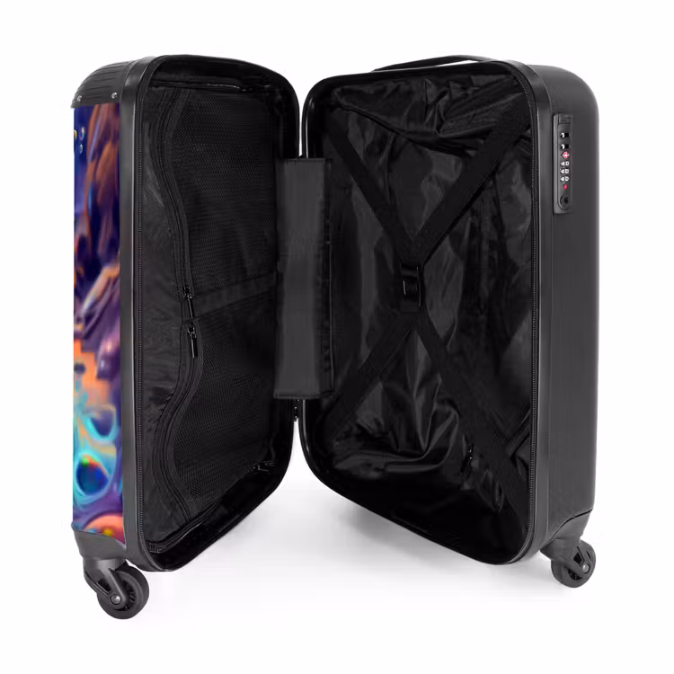 Suitcase - Ornate sapphire dragon — 4