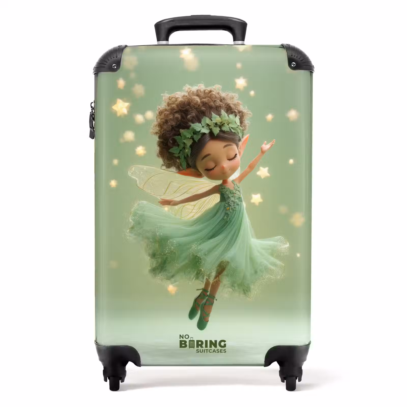 Suitcase - Fairy in a green dress — 1