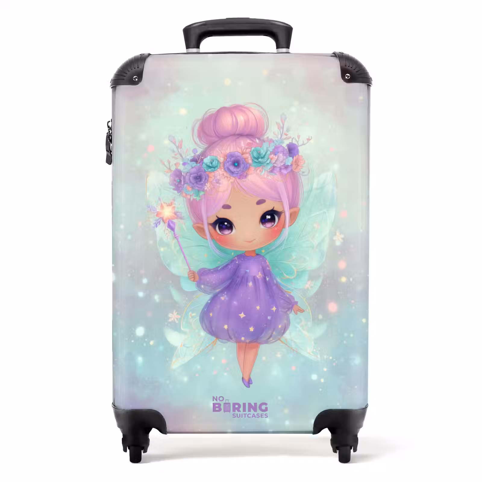 Suitcase - Magical fairy in pastel colors — 1