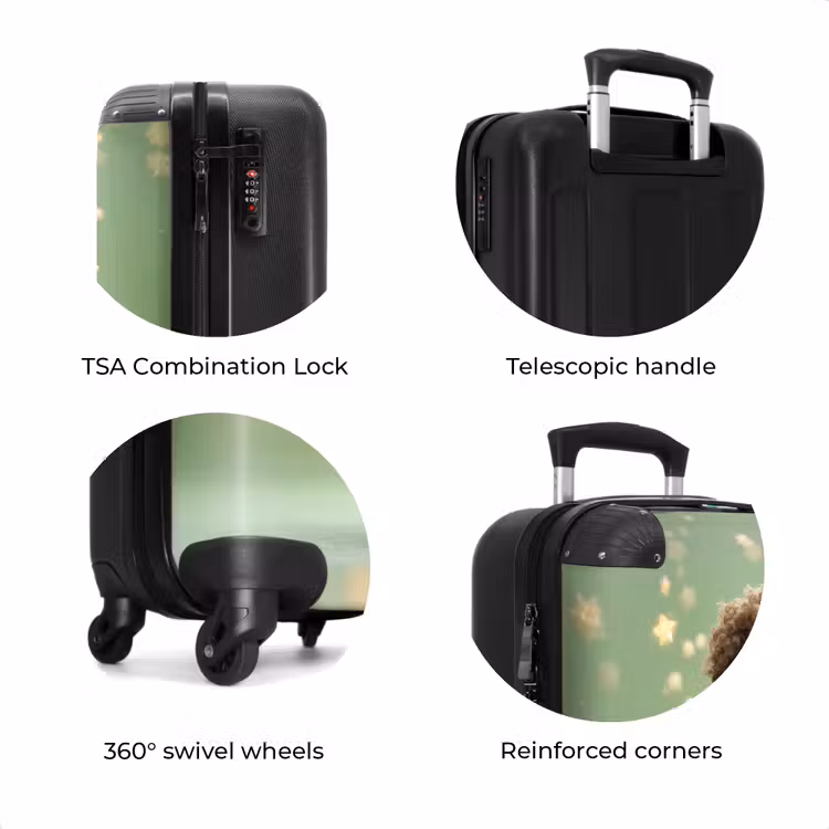 Suitcase - Fairy in a green dress — 8