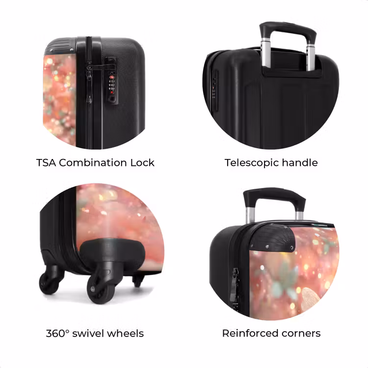 Suitcase - Fairy with a staff and glitter — 8