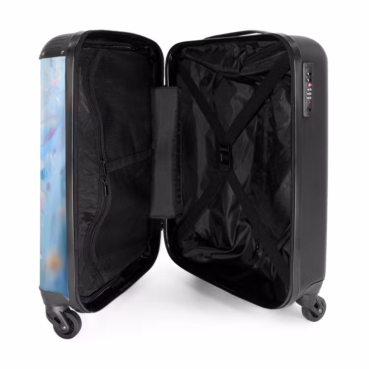 Suitcase - Fairy with blue dress and floral crown — 5