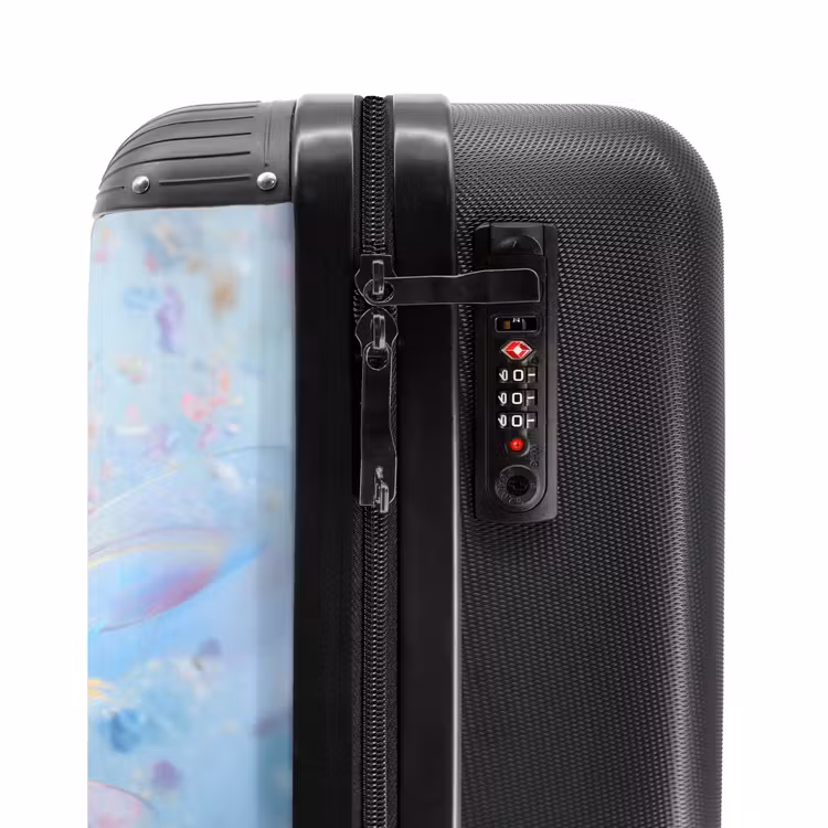 Suitcase - Fairy with blue dress and floral crown — 6