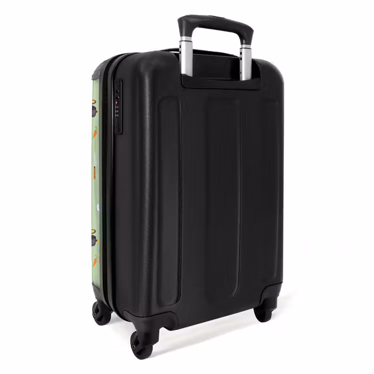 Suitcase - Kitchen accessories and ingredients on light green — 4