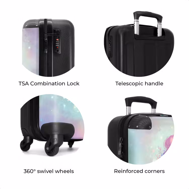 Suitcase - Magical fairy in pastel colors — 8