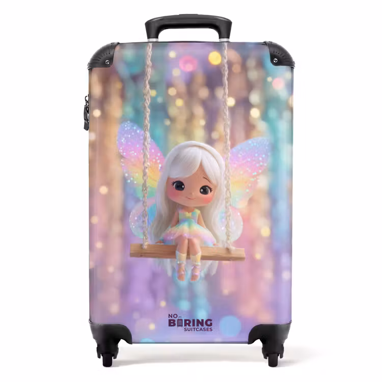 Suitcase - Rocking fairy with wings — 1