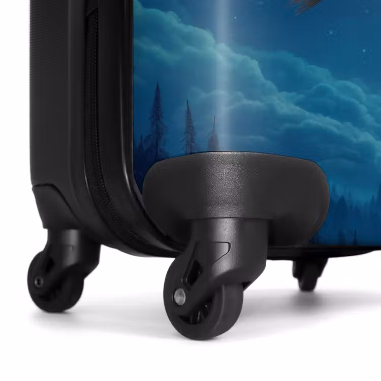 Suitcase - Witch on a broom in the night — 7
