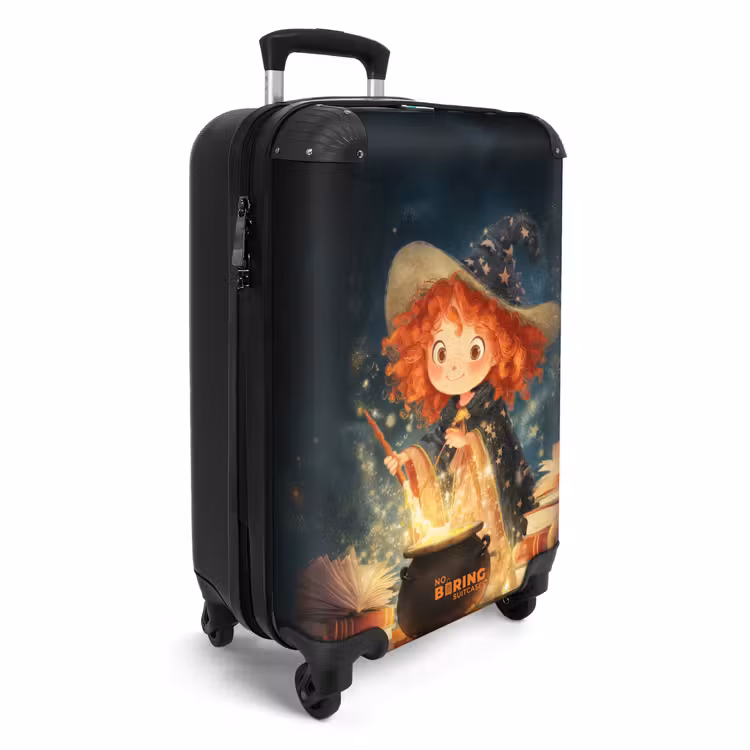 Suitcase - Witch with red hair — 2