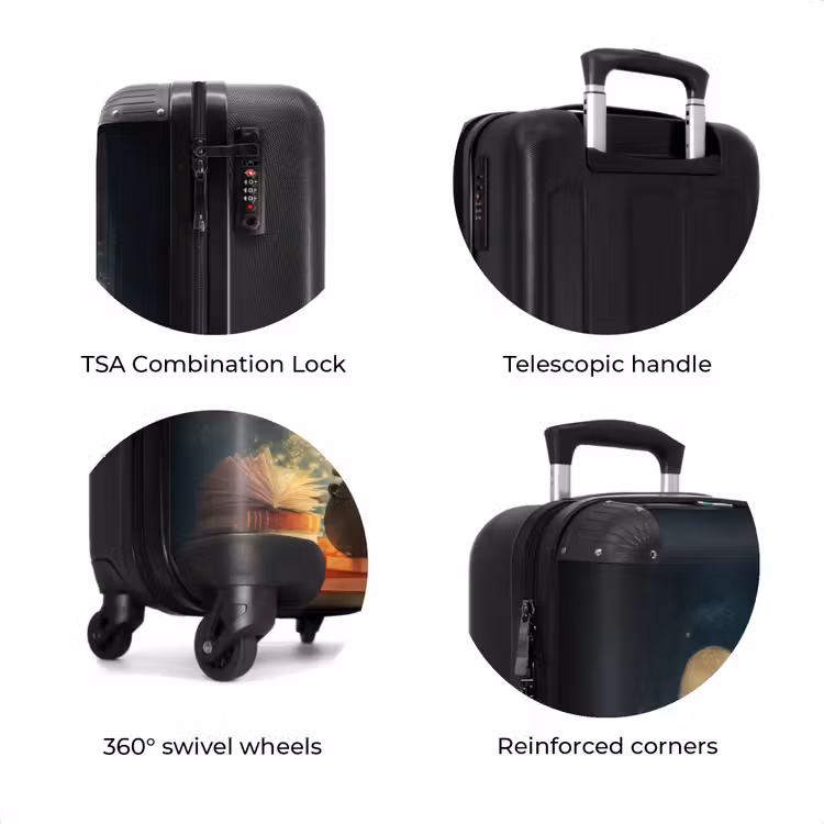 Suitcase - Witch with red hair — 8