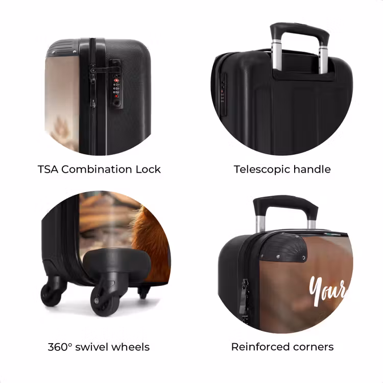 Suitcase with name - Bertus Construction Beaver — 8
