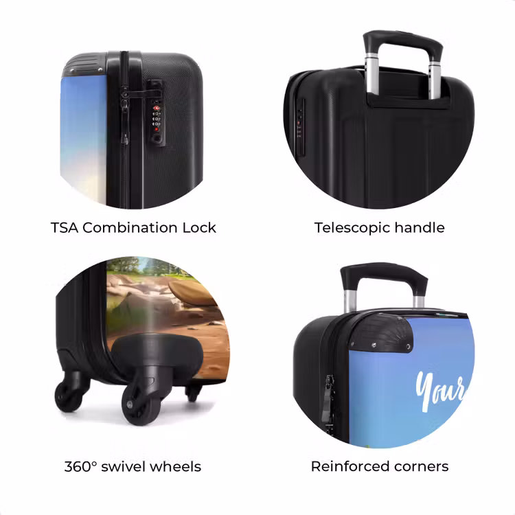 Suitcase with name - Billy Construction Helmet — 8