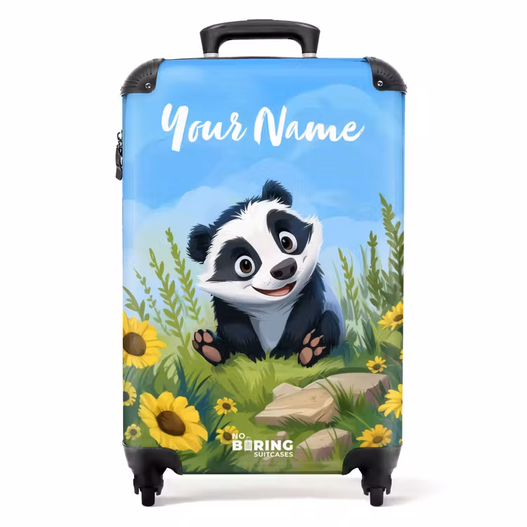 Suitcase with name - William raccoon — 1