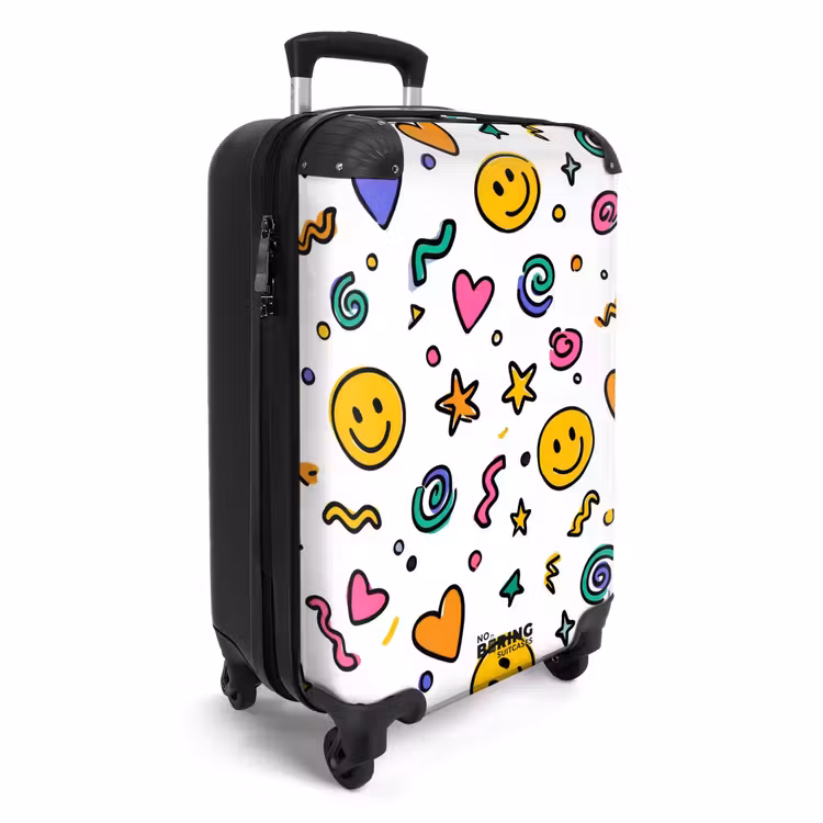Suitcase - Colorful pattern on a white background — 2