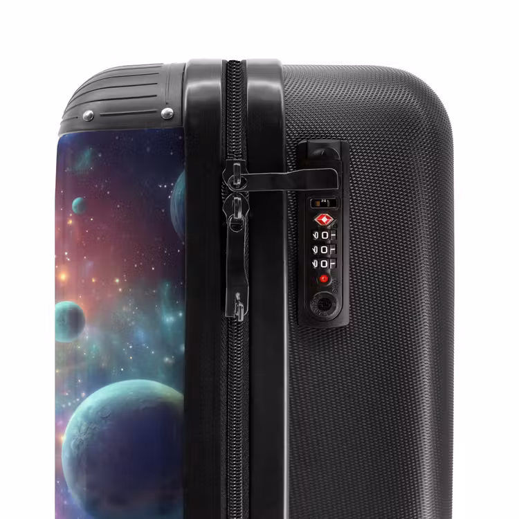 Suitcase - Green alien on a planet — 6