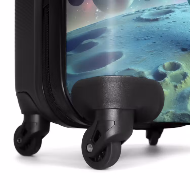 Suitcase - Green alien on a planet — 7