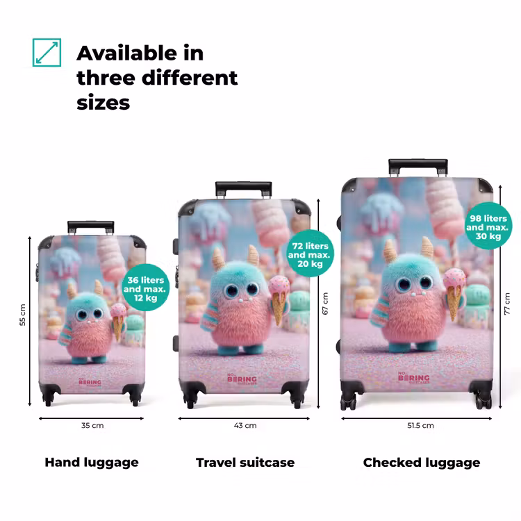 Suitcase - Monster in a candy world — 3
