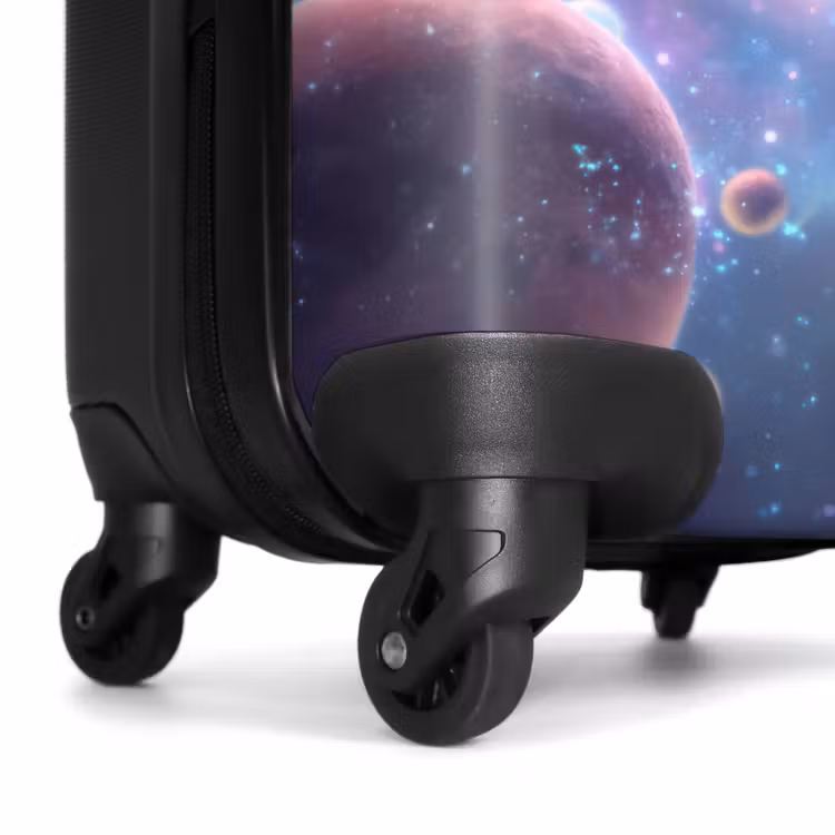 Suitcase - Pink alien among the planets — 7
